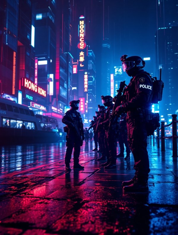 警匪类型代表作品《港岛风云》海报